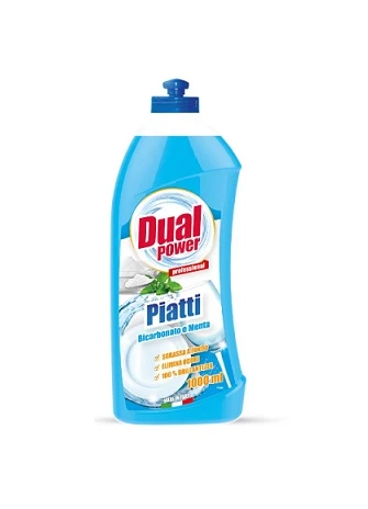 DUAL DETERGENT VASE FARA POMPA 1000ML BICARBONATO E MENTA